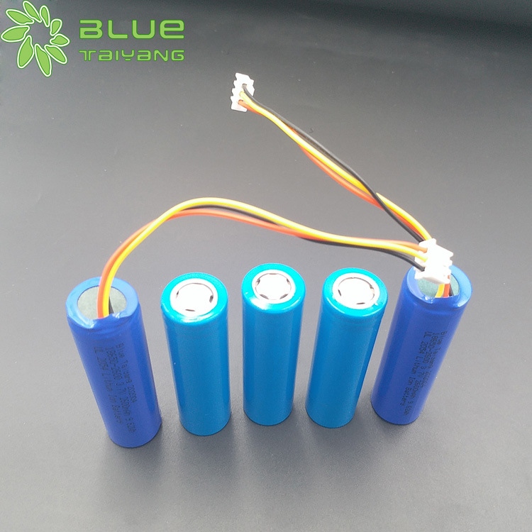 工厂可制定锂离子电池18650 3000mah 3.7V筋膜枪锂电池2600mah