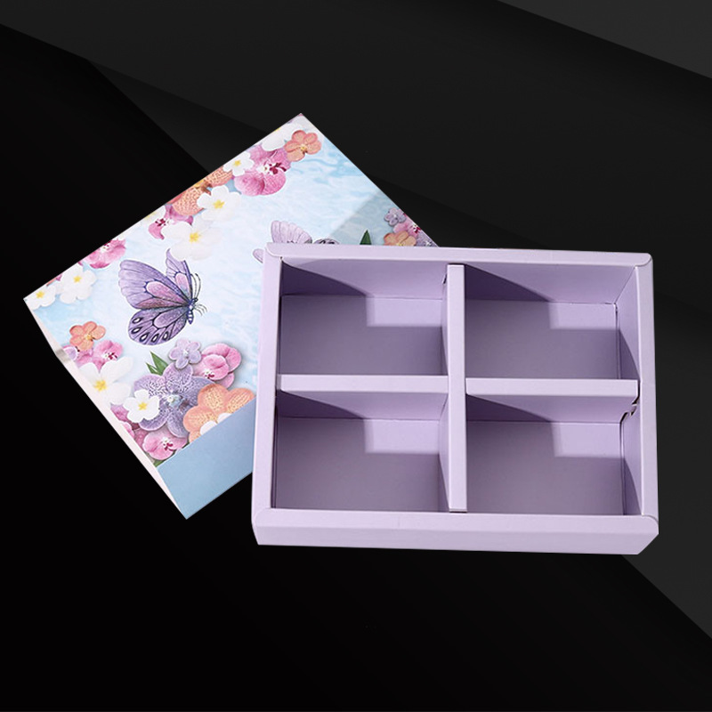 亚马逊礼盒美妆蛋彩妆海绵扑葫芦水滴斜切粉扑包装盒纸盒礼品盒