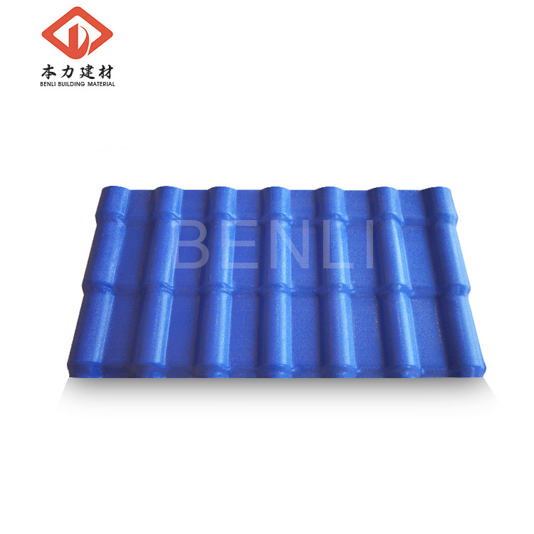 asa thickened synthetic resin tile roof villa antique plastic tile canopy insulation plastic roof tile manufacturers