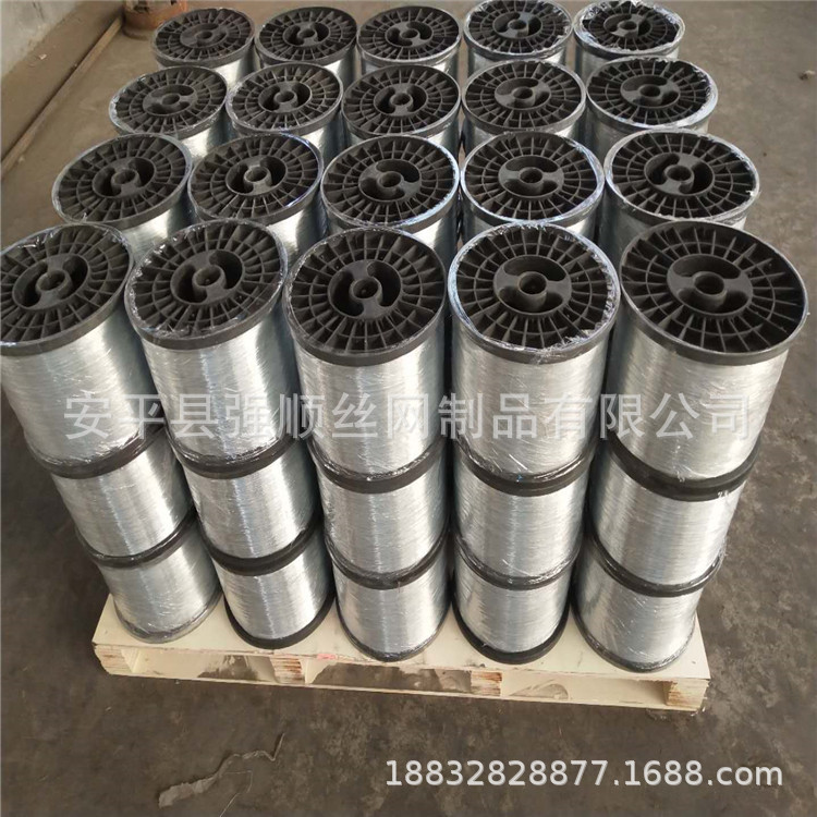 厂家0.55mm热镀锌铁丝 0.8mm镀锌轴装铁线 0.7mm冷镀锌工艺丝