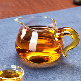 Manufacturers produce a large number of spot color handle fair cup tea sea High Borosilicate Glass kung fu handle tea set