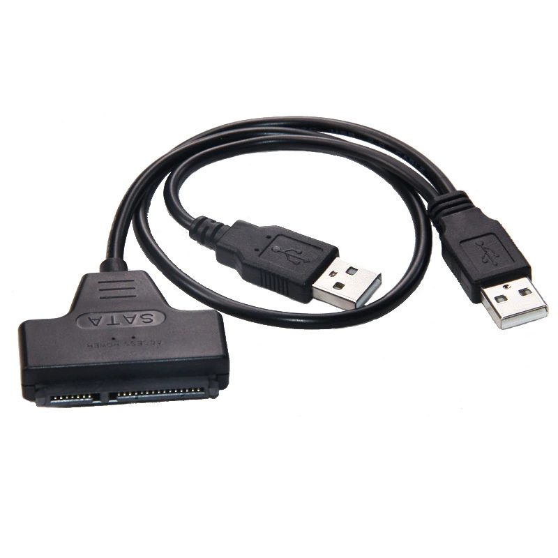 0.5 метров легкая линия USB2.0 Легкая линия для диска SATA 2.5 дюймов USB к Sata