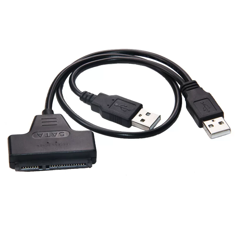 0.5 метров легкая линия USB2.0 Легкая линия для диска SATA 2.5 дюймов USB к Sata