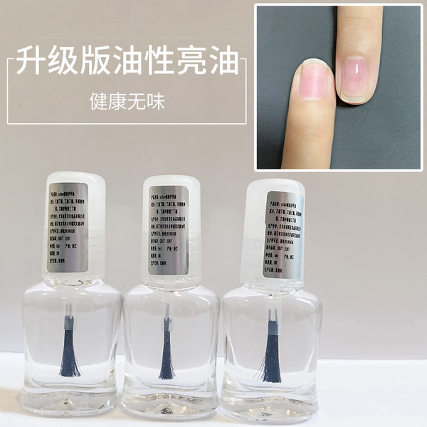 Ecological transparent gel polish for manicure