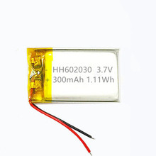 �ۺ����늳�602030-����푶��C�֭h�����O��300mah�YƷ늳�3.7V