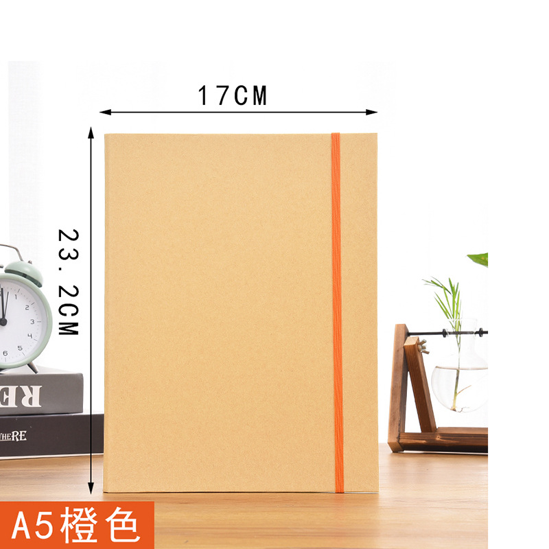 A5 오렌지색 크래프트 지