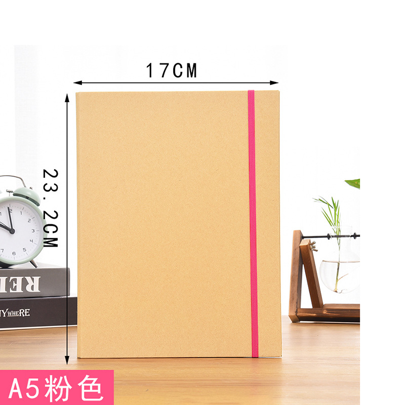 A5 핑크 벨트 크래프트 지