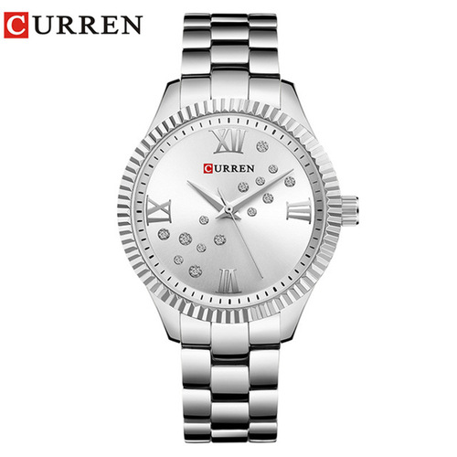 curren/Karen 9009 women's watch waterproof steel belt women's watch fashion casual quartz watch