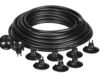 Combined J black oxygen pipe 8 meters