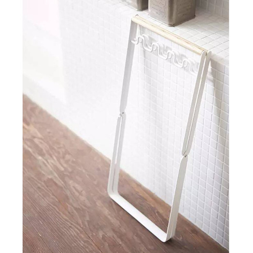 Factory direct sales Nordic iron folding handbag garbage rack kitchen bedroom living room storage rack creative storage rack