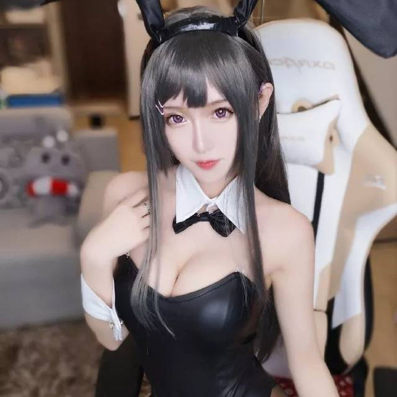 现货青春猪头少年不会梦到兔女郎学姐樱岛麻衣兔女郎cosplay服