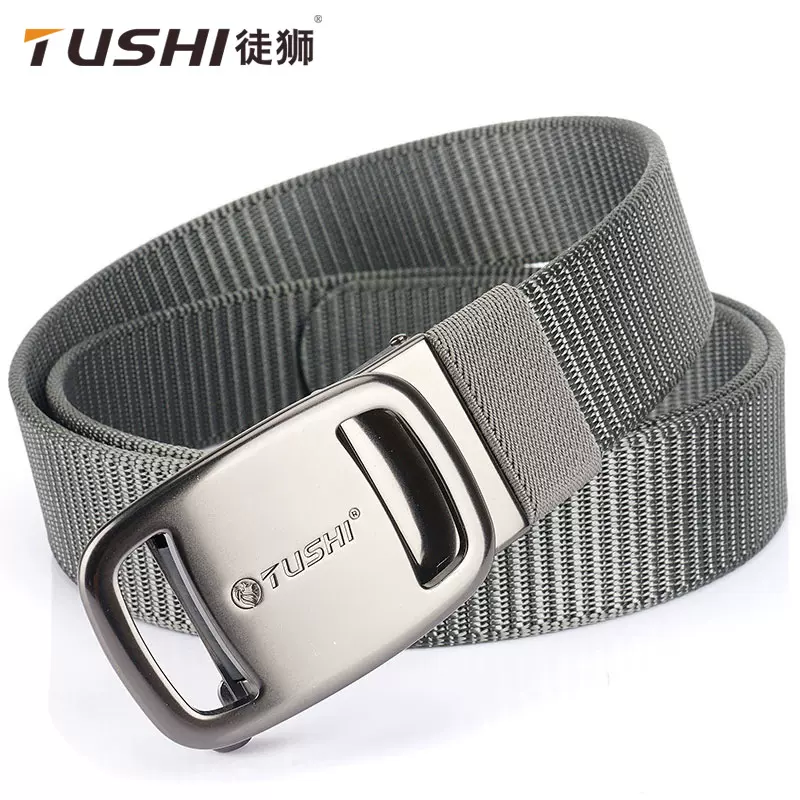 2020新款3.5加厚尼龙腰带 百搭休闲户外裤带 自动扣皮带厂家批发