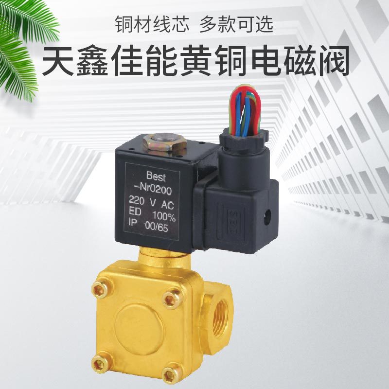供应黄铜二通式电磁阀 厂家真空电磁阀