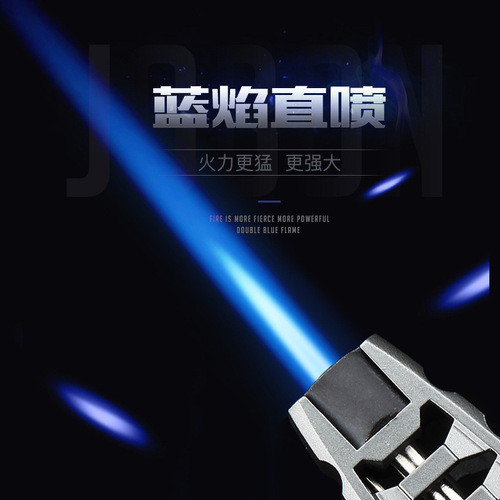 ZB588 windproof direct spray gun cigar welding gun kitchen baking metal inflatable personalized lighter