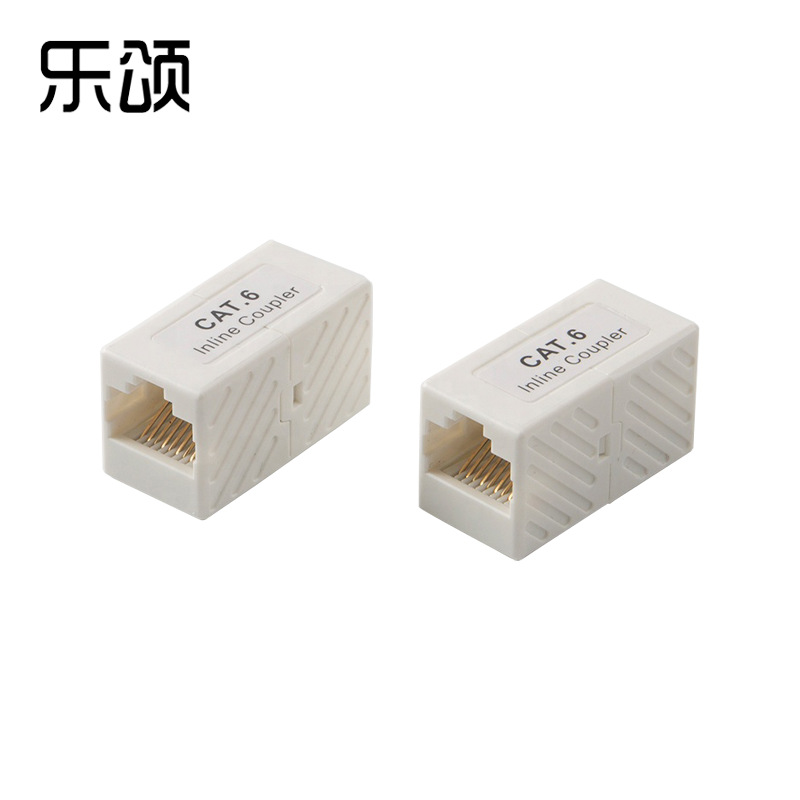 六类cat6网络信息直通模块小方块体对接通非屏蔽UTP RJ45 超五类