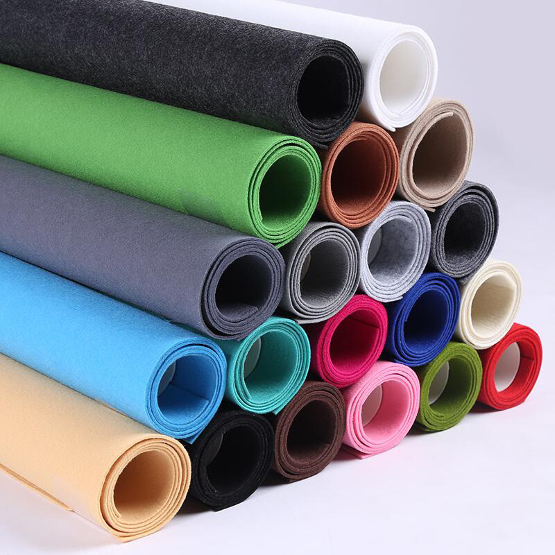 Colored Felt 1Mm-5Mm Thick Soundproofing and Sound-Absorbing Felt Industrial Felt Adhesive-Backed Felt Non-Woven Fabric Automotive Sealing