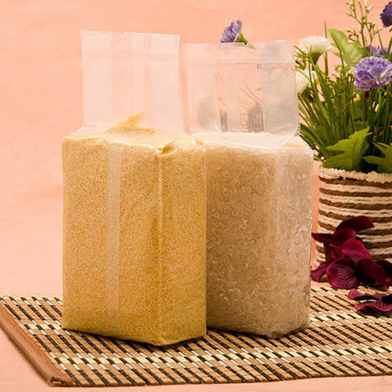 尼龙风琴袋米砖透明食品真空袋复合中缝袋现货广东广州佛山胶袋厂