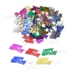 1#color birthday+silver pentagram star