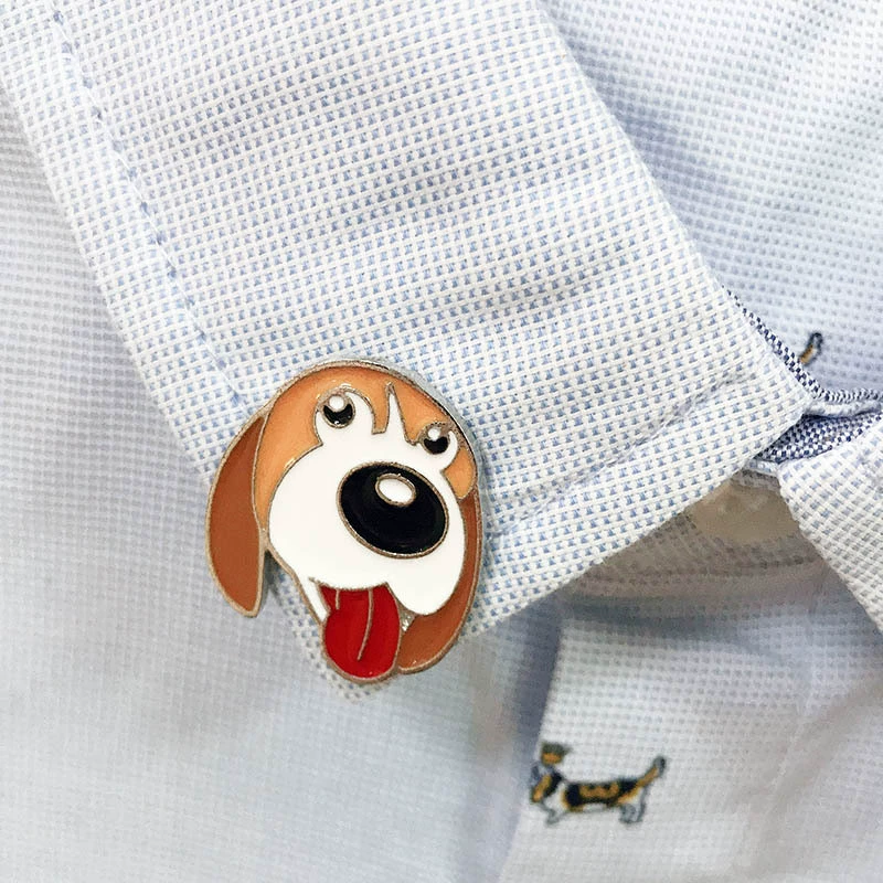 Metal brooch lapel pin, universal decorations for men and women, pet, Birthday gift