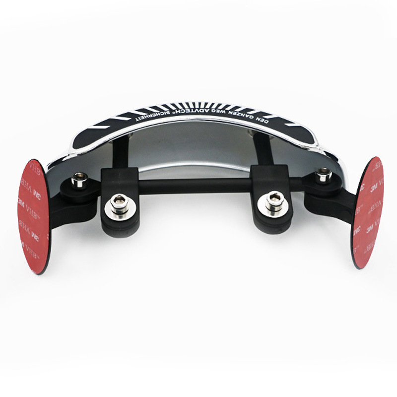 FLYQUICK transfronterizo e-commerce 180 ° Gran Angular motocicleta parabrisas gran espejo retrovisor auxiliar espejo retrovisor