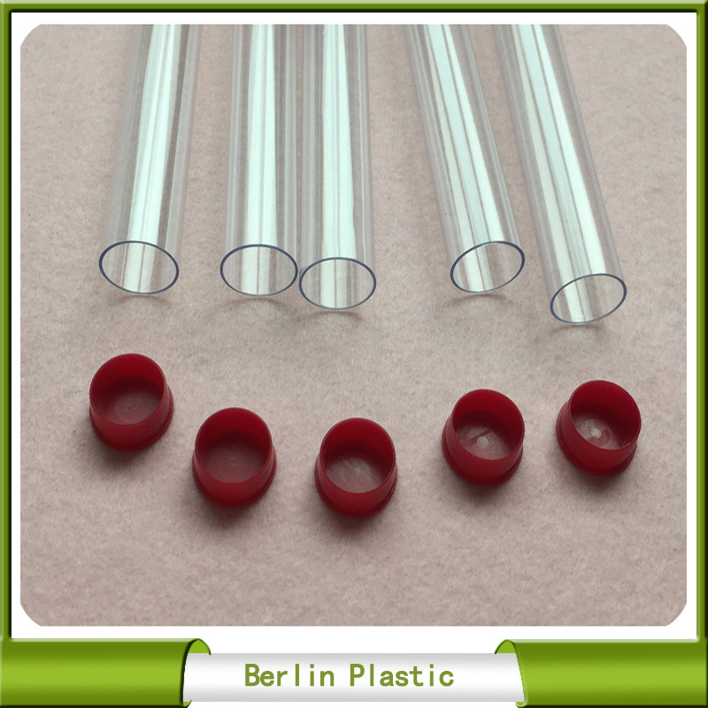 PVC管材生产厂家PVC塑料包装管配套盖子环保食品级管材价格优惠