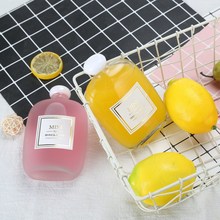 创意100ml玻璃磨砂饮料果汁果酒空瓶咖啡奶茶外带密封小酒瓶