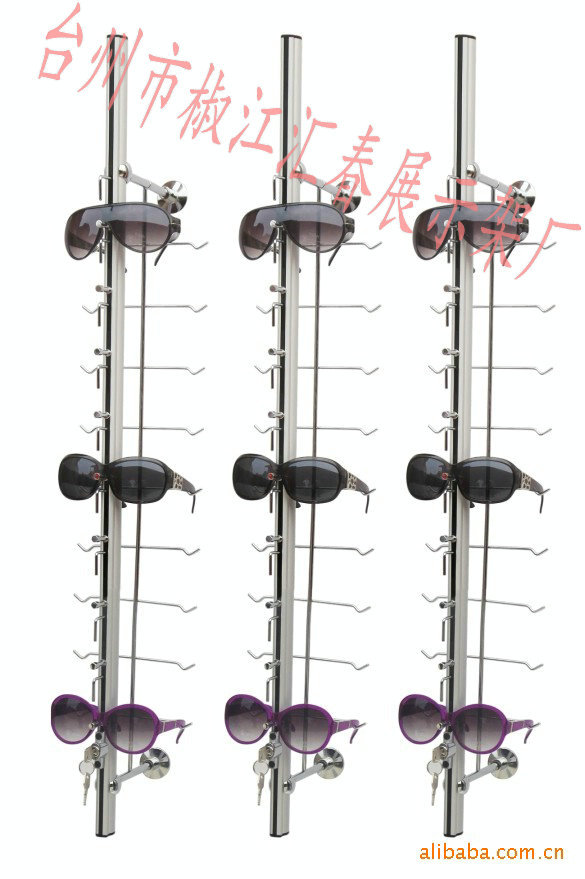 眼镜展示架 锁条 展示架批发 防盗眼镜展示架9付