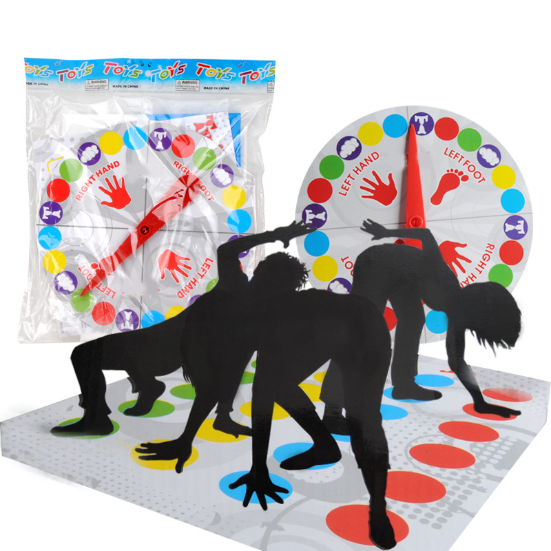 Juego de mesa Twister juego estera niños inteligencia doble batalla juguetes adultos interacción entre padres e hijos accesorios de juego interior