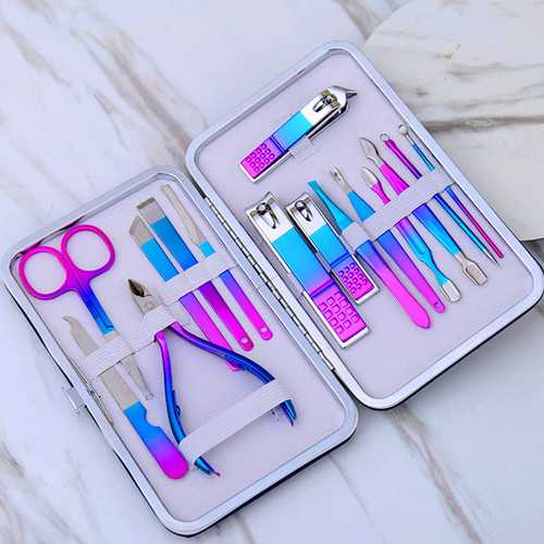 Eagle beak stainless steel nail clipper set 7-piece manicure set Pedicure scissors set beauty care tools