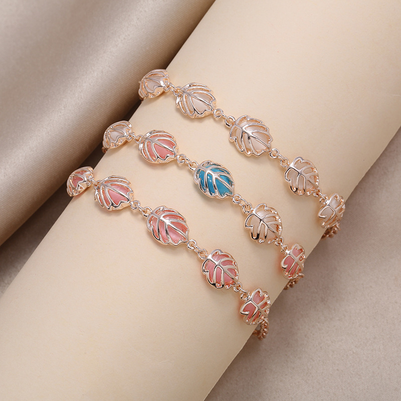 电镀金色手饰韩国猫眼石水钻手链手镯手饰品厂家直销水晶2025新款