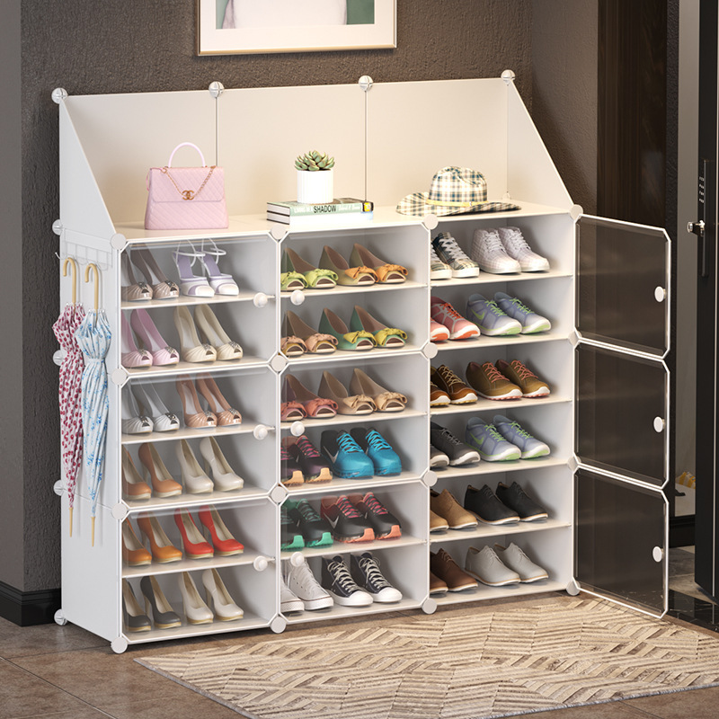 Shoe Rack Multi-layer Simple Household Economical Shelf Household Dormitory Door Storage Rack Assembly Plastic Shoe Cabinet