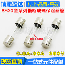 5×20mm保险丝管250V 10A 慢熔/慢断 T10AL250V 微波炉音箱保险管