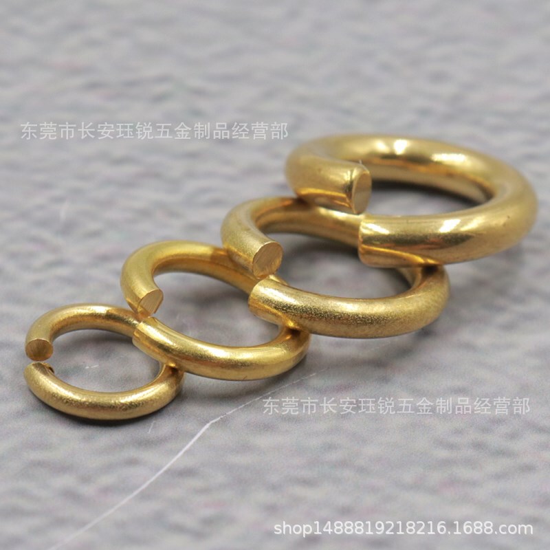 Wholesale pure copper solid open copper ring copper ring wrong ring financial cloth connection ring manual DIY luggage hardware accessories Wholesale pure copper solid open copper ring copper ring wrong ring financial cloth connection ring manual DIY luggage hardware accessories