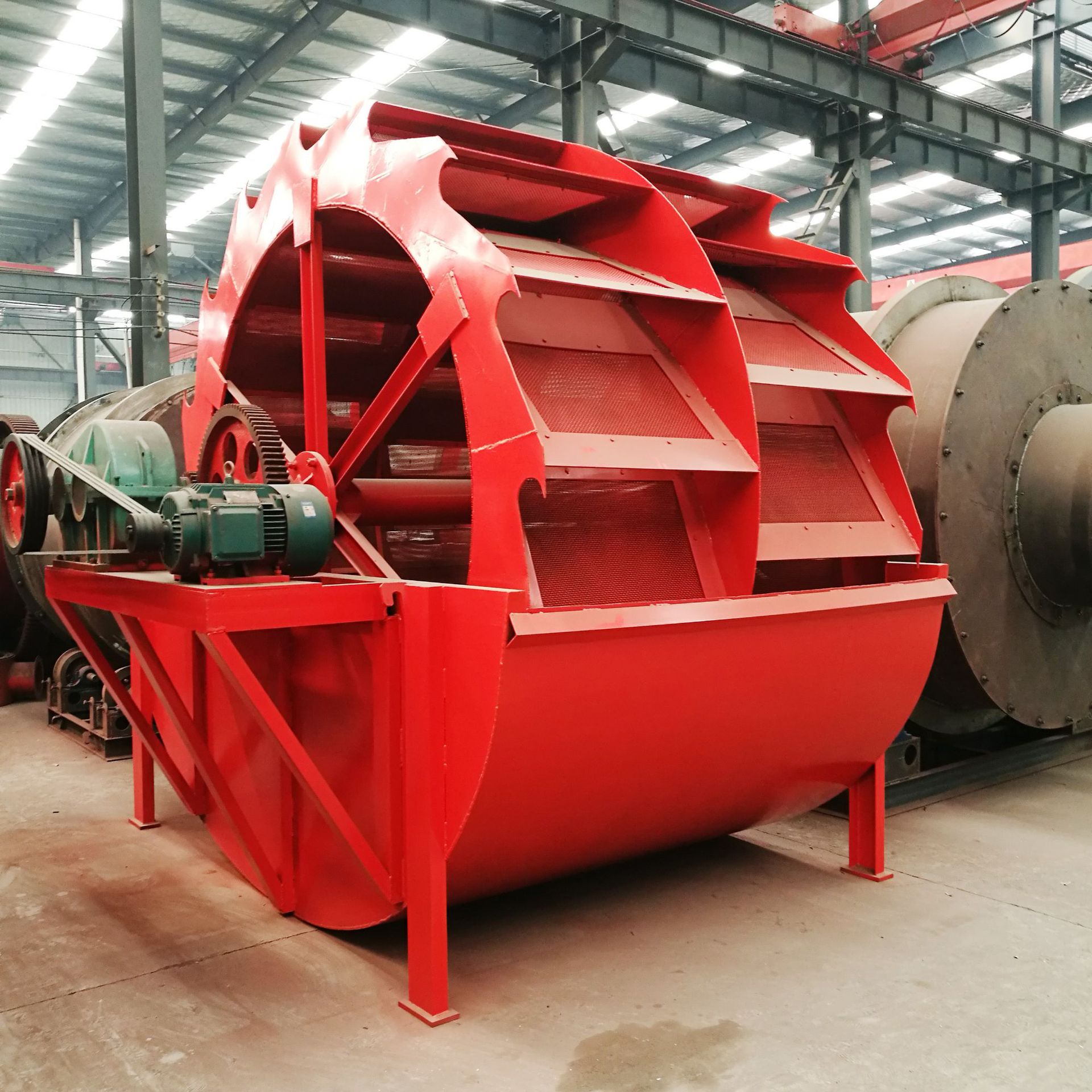 轮斗式洗砂机 大型洗沙机矿生产设备 尾矿轮式洗沙机 选矿洗砂机