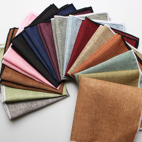 Shengzhou factory directly supplies men's pocket squares, fashionable gentleman's formal suit pocket squares wholesale