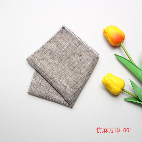 Shengzhou factory directly supplies men's pocket squares, fashionable gentleman's formal suit pocket squares wholesale