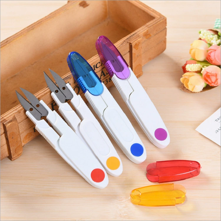 Цвет прозрачная крышка из нержавеющей стали резак для вышивки крестом DIY U формы бытовой резак для лески