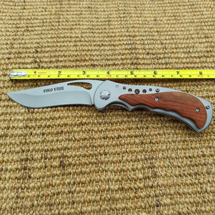 跨境专供厂家直供高硬度冷钢户外折叠刀野营求生折刀防身军刀小刀