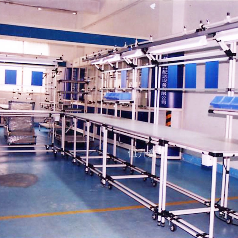 Flexible pipe Workbench making lean pipe Rod Workbench flexible assembly line Workbench assembly aging rack