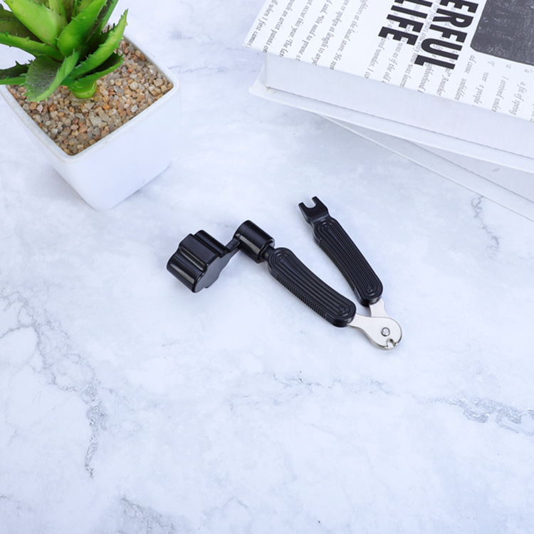 Dispositivo de balanceo de tres en una cuerda de guitarra | Dispositivo de cambio de cuerda multifuncional Dispositivo de cambio de cuerda de guitarra | Corte de cuerda | Cono de elevación de cuerda | Accesorios de guitarra