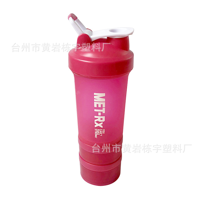 Gran cantidad de polvo de proteína en stock de plástico que aumenta el músculo batido taza gimnasio reemplazo de comida taza deportes taza escala clara