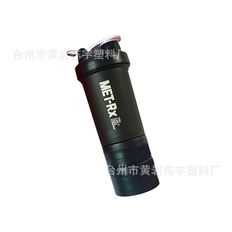 Gran cantidad de polvo de proteína en stock de plástico que aumenta el músculo batido taza gimnasio reemplazo de comida taza deportes taza escala clara