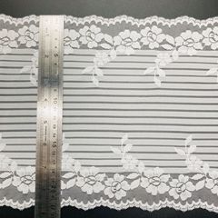 22cm Width Elastic Double Wave Straight Leaf Edge Lace Edge Underwear Sets Clothing Home Soft Decor Lace
