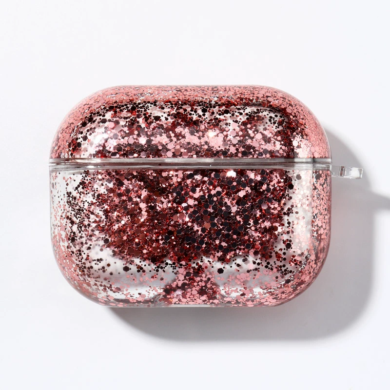 Protective case (Apple) AirPods 1/2/3/4/Pro — PC hard shell, glitter flow‑sand designs