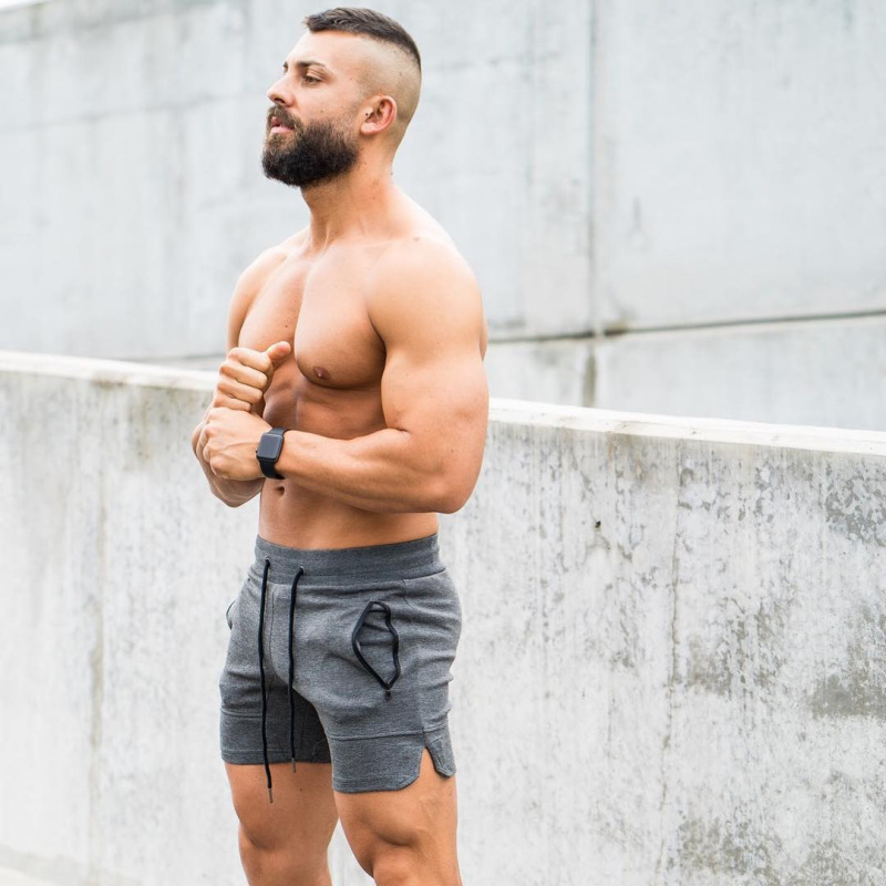 Men's summer men's sports shorts large size straight tube sweat-absorbent breathable pants Men's Fitness pants a generation of hair