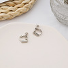 Ear clips, earrings, spiral with accessories for beloved, no pierced ears