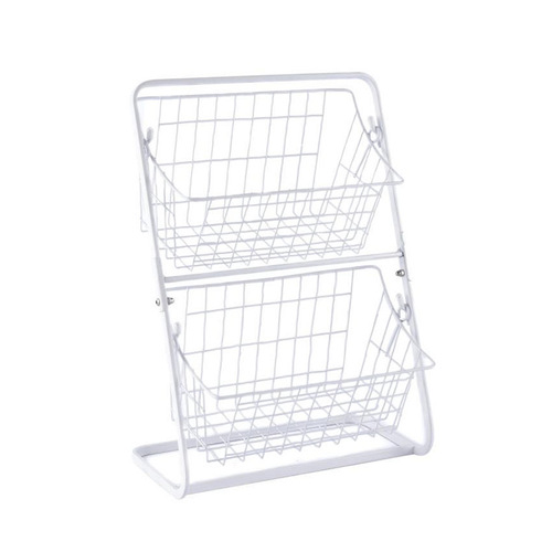 Kitchen storage rack iron removable countertop multi-layer spice rack fruit kitchen utensil storage kitchen storage rack