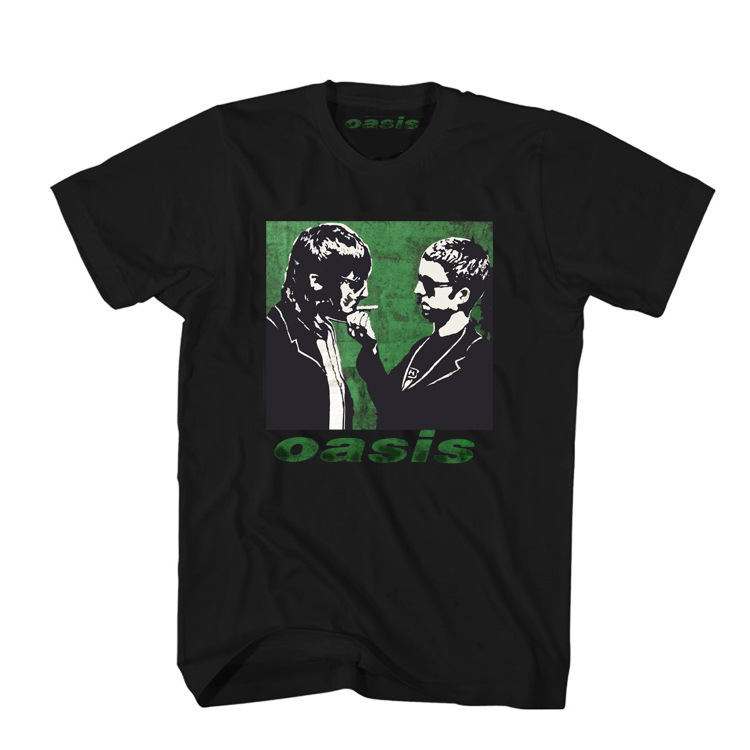 Oasis Band Rock Retro Classic 220g Heavy Men's Short Sleeve T-Shirt T-SHIRT