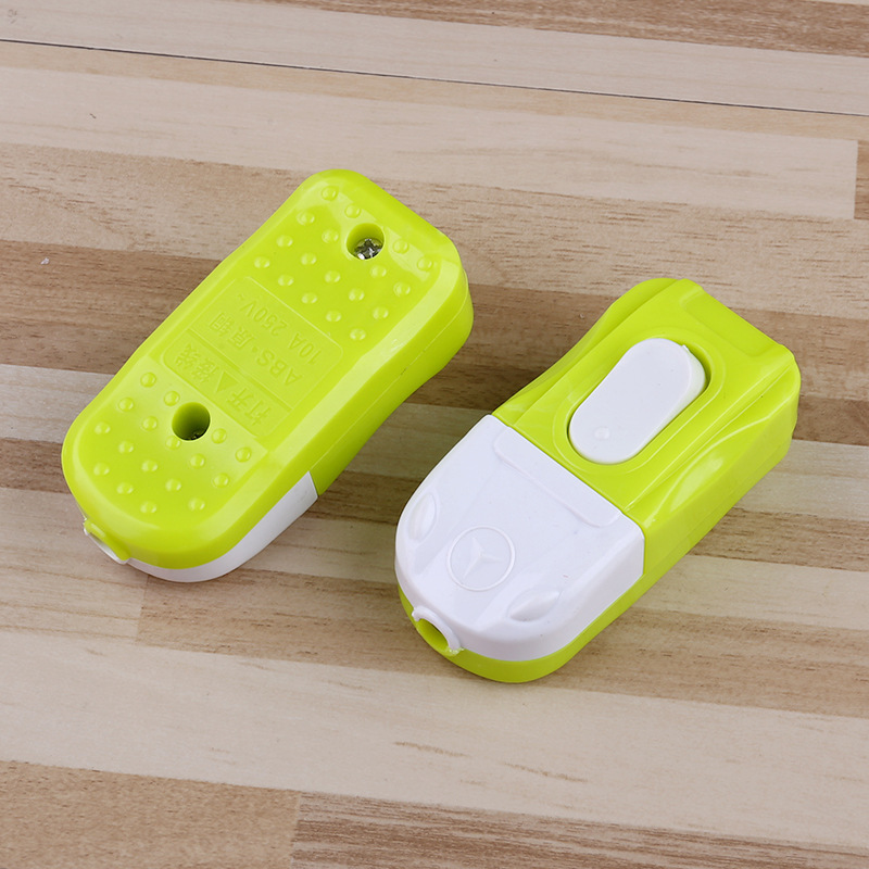 Factory wholesale plastic bedside switch fiberglass car creative pure copper hand pinch rocker ABS power switch
