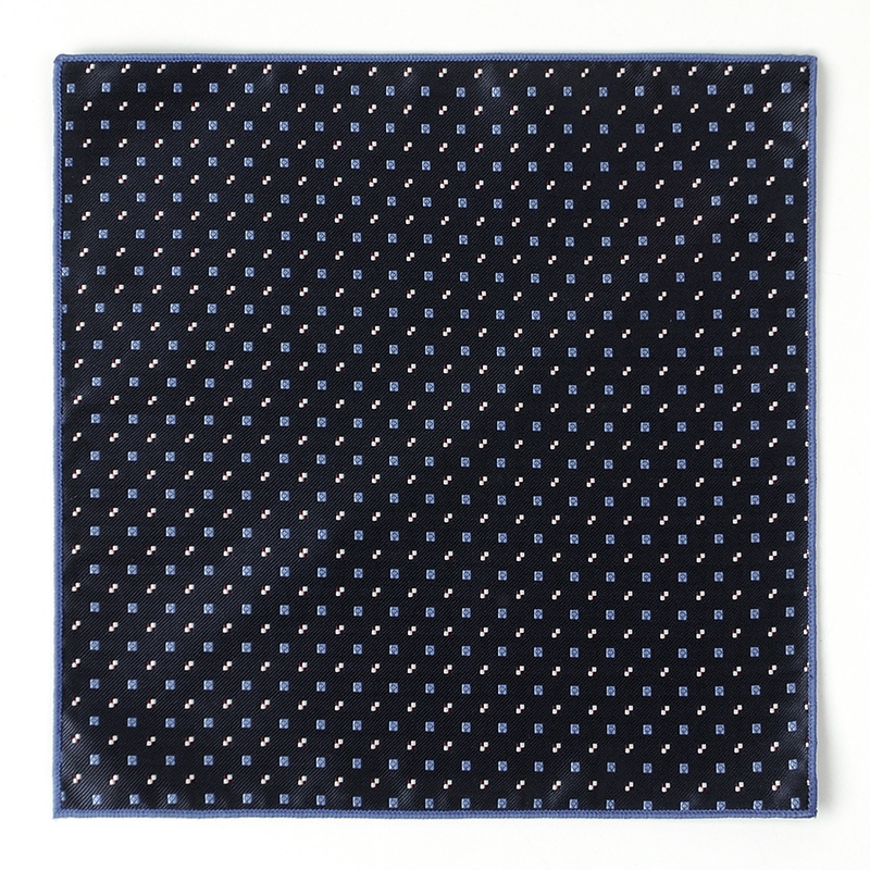 Corbata de hombre bufanda cuadrada pequeña al por mayor moda coreana de todo fósforo tendencia retro bordado patrón traje bufanda de bolsillo